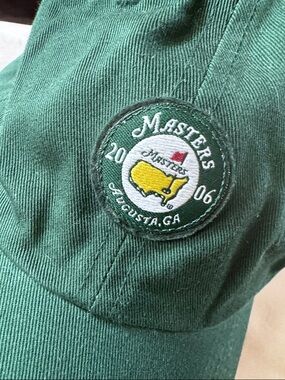 SHIPS TODAY! Vintage 2006 Masters Green Baseball Cap